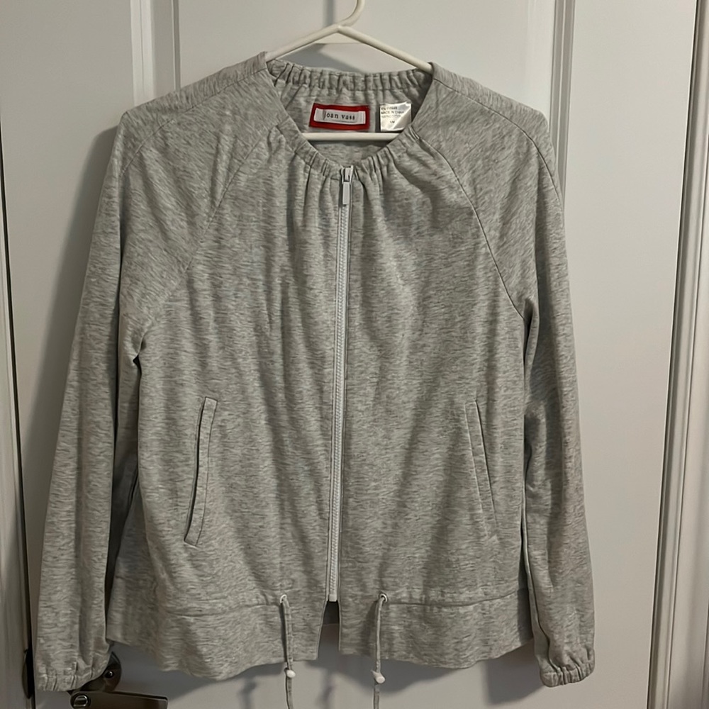 Joan Vass cardigan zipped jacket size M
